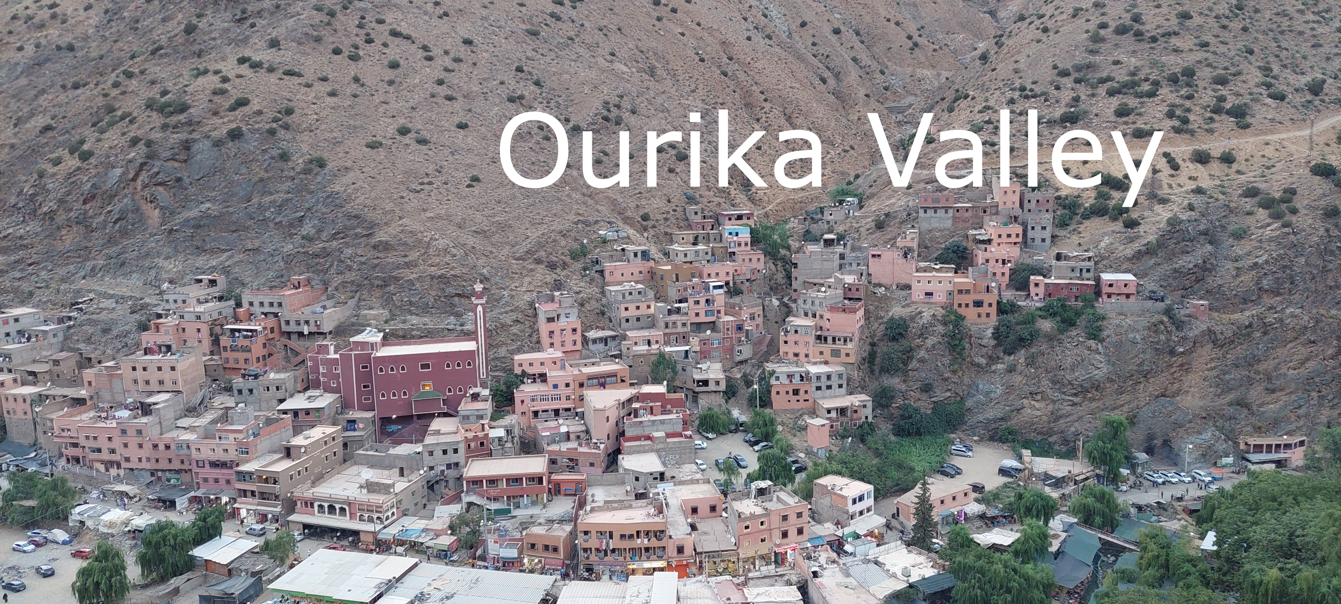 Ourika valley; view; Morocco; travel